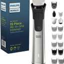 Philips Multigroom 7000 Series 21 Piece Beard Trimmer for Men, Hair & Body Grooming Kit, Precision Trimming Comb with Self-Sharpening Steel Blades, All-in-one Trimmer, Water Resistant
