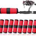 8 Pack Fishing Lure Covers，Lure Wraps for Fishing Rod，Fishing Hook Bait Covers