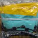 Specraft Inflatable Floating Dock, Non-Slip Air Dock Platform loating Island Raft with Rope Ladder for Pool Lake Beach Ocean (Mint Green+Gray)