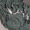 H.VERSAILTEX 3 Piece Stretch Sofa Covers for 2 Cushion Loveseat Couch Covers for Living Room Sofa Slipcovers (Base Cover Plus 2 Seat Cushion Covers) Thicker Jacquard Fabric (Medium Sofa, Sage)