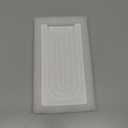 15.8"x3.9" Stone Faucet Mat for Kitchen Sink, Diatomite Quick Dry Kitchen Sink Splash Guard Water Absorbent Drying Mat, Drying Stone Sink Tray for Bathroom Counter, White