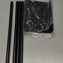 Towel Rack for Bathroom, Wall Mounted Vertical Rolled Towel Storage Organizer Holder with Shelf, Holds Up 6 Large Bath Sheets, Black (Standard Size)