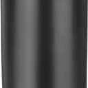 HARFINGTON Japanese Ceramic Tea Cups 8oz / 240ml Simple Solid Color No Handle Ceramic Tea Mugs Matte Glazed Cylindrical Cup for Matcha Tea Wine Black Tea Coffee Drinks, Black