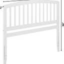 AFI, Richmond Slatted Queen Solid Wood Headboard, White