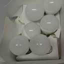 Bluex Bulbs 6 Pack G16 LED Light Bulbs - 6W 550 Lumens 3000K Warm White E26 Base 120V - Mini LED Light Bulbs Suitable for Chandelier, Signs, Floor Lamps, Nightlights & Kitchens Type G Short Light Bulb