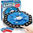 Word Game Family Board Games for Kids & Adults with 2 Modes,220 Topic Categories 24 Letters Pressing Games, Fun Fast-Paced Learning Game with English Pronunciation for Boys Girls Age 3+,35 Cards, Blue