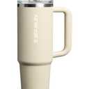 STANLEY Quencher ProTour Flip Straw Tumbler with Leakproof Lid 30 oz | Built-In Straw & Handle | Cupholder Compatible for Travel | Insulated Stainless Steel Cup | BPA-Free | Exclusive Toasted Almond
