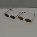 livho 2025 Trendy Oval Sunglasses - Stylish Polarized Shades for Everyday - Retro Metal Frames