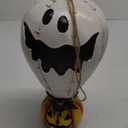 Holiday Decorations-Hanging Ghost House Figurines Lights - Outdoor Hot Air Balloon Lantern Statue for Halloween Party,Yard,Tree