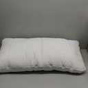 Nuzzle Adjustable Pillow for Side Sleepers, Luxury King Size Bed Pillow Hotel Collection - Best Adjust Height Soft Firm Pillow for Back, Stomach or Side Sleepers (White)