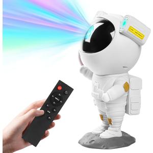 Star Projector Galaxy Night Light, Astronaut Galaxy Projector with Timer and Remote Control, Sunset lamp, Gift for Kids Adults for Bedroom, Birthdays,Christmas, Valentine's Day.