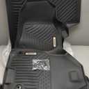 OEDRO Floor Mats for 2019-2024 Dodge Ram 1500 Crew Cab New Body (NOT for Classic Models) with Original Storage, All-Weather TPE Custom Fit Floor Liner for Dodge Ram 1500, Full Set Car Mats (black)