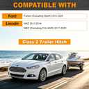 Trailer Hitch, 2013-2020 Ford Fusion (Excluding Sport) & Lincoln MKZ, 12091