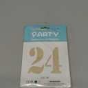 Number 24 Caramel Balloons 40 Inch Giant Retro Apricot Beige 24 or 42 Numer Foil Helium Balloons for 24th Birthday Party Supplies 42th Anniversary Events Decorations