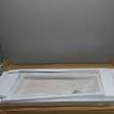 WOHOMO Folding Desk, Small Foldable Desk 39.4" for Small Spaces, Space Saving Computer Table Writing Workstation for Home Office, Easy Assembly, Oak (Large Size:39.4 x 15.7, Beige)