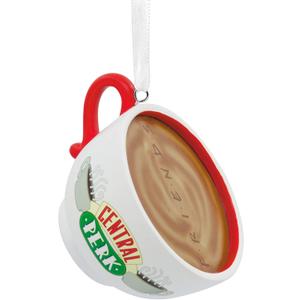 Hallmark Friends Central Perk Cafe Coffee Cup Christmas Ornament