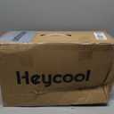 Heycool Vibration Back Massager with Heat, Massage Chair Pad with 10 Vibration Motors & 2 Heating Levels, Chair Massager for Recliner, Office Chair, Sofa, Heating Pad, Gifts for Mom Dad Woman Man (Beige)