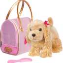 Pucci Pups  Plush Puppy  Carrier Bag  Golden Dot Glam Bag & Cocker Spaniel  Comb & Purse  Stuffed Animal  2+ Years