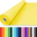 Vanhench 36" x 2400" (200') Yellow Wrapping Paper for Birthday, Solid Color Art Kraft Craft Paper for Gift Wrapping, Birthday, Bouquet Flower Crafts Packing Poster Bulletin Board