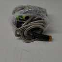 Garden Hose 50 ft, Stainless Steel Water Hose with 10 Function Nozzle Flexible, Heavy Duty, Lightweight, No-Kink, Pet Proof, Puncture Proof Hose Metal for Yard, Outdoor