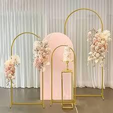 Wedding Arch Backdrop, Gold