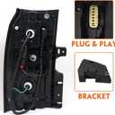 FIONE Tail Light Compatible with Chevy Tahoe Suburban 2015-2020 Taillight