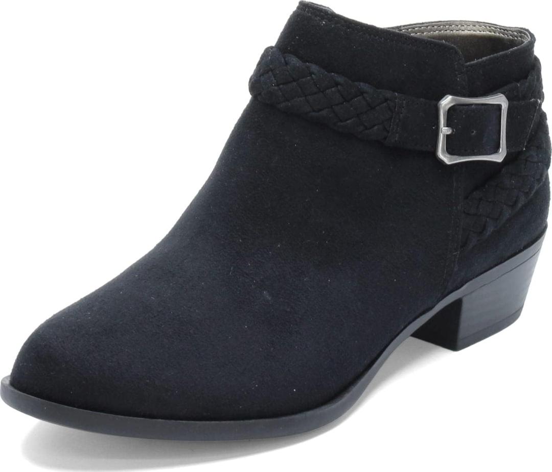 LifeStride Women's Adriana Ankle Bootie Boot, black, 8 M US
