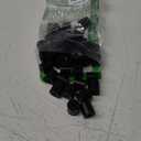 40 Pcs Black Rubber Spacers, Multi Purpose Rubber Spacer 3/4Inch OD x 1/4Inch ID x 3/4Inch Thickness, Rubber Bushing Anti Vibration Spacer Thick Rubber Washers for Vibration, Bolts, Home, Car Accessor