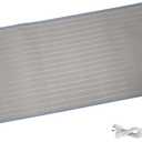 DOGNESS Rechargeable Pet Shock Mat, 31"x15" Safe Cat Scat Repellent Mat Electronic Training Pads Keep Dogs and Cats Off Couch, Bed, Indoor Cat Deterrent Mat (Grey)