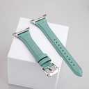 Slim Leather Bands Compatible with Samsung Galaxy Watch 8 40mm/44mm Classic 46mm Straps Wristbands Women