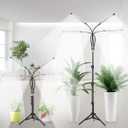 GHodec Grow Light with Stand, 5500K Full Spectrum Gooseneck Floor Plant Light for Indoor Plants Growing,5 Dimmable Levels & Auto On/Off Timer,Tripod Stand Plant Lamp Height Adjustable