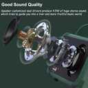 Baolira Retro Bluetooth Speaker, Portable Wireless Speaker with Crystal Clear Stereo Sound, Retro Decor for Bedroom Office Kitchen, Birthday Gifts Ideas for Women Men Teens (Green)