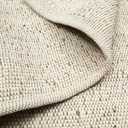 Natural Jute Cotton Area Rug - 8x10 Rug - Boho Rugs for Living Room, Bedroom, Dining Room, Hallway, Office, Entryway - Rustic Vintage Bohemian Carpet Home Dcor - Hand Woven Rugs 8x10 ft