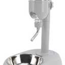 Pet Water Dispenser, Pet Standing Water Dispenser Bowl, 2 in 1 500ml Multifunctional Detachable Height with Stand for Dogs Cats