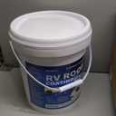 RV Roof Coating White, Wadities Waterproof Solar Reflective Sealant, Flexible RV Roof Sealant for Campers, Trailers, Motorhomes, Metal Buildings and Leak Repairs - 4 Gallon