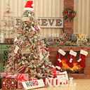 Toyvian 12pcs Christmas Flatback Embellishments Gingerbread Man Christmas Charms for Jewelry Making DIY Crafts Scrapbooking Hair Clips