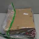 Alupssuc 65pcs Christmas Balls Ornaments Set, Shatterproof Plastic Baubles Gingerbread House, and Tree Topper for Xmas Tree Holiday Wedding Party Decorations with Hanging Strings, Gold & Red, White