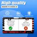 Diving Flag License Plate Frame American Flag Personalized License Plate Holder Stainless Steel Funny Car Accessories Decoration for Men Women 12.3" x 6.3"