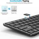 OMOTON Bluetooth Keyboard Compatible with Mac ONLY, with Numeric Keypad, Rechargeable Wireless Keyboard Compatible with MacBook Pro/Air, iMac, Mac mini/Pro
