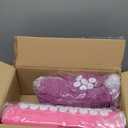 ProsourceFit Acupressure Mat and Pillow Set for Back/Neck Pain Relief and Muscle Relaxation, Purple (Large - Pink/White)