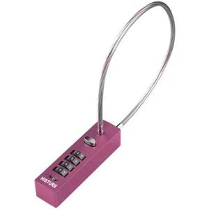 gate Locks for Outdoor Fence gate Lock Locker Lock Bike Lock Cable Chain Lock Combination Lock Outdoor(Pink)