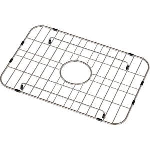 Sink Grid 18" X 12-1/2", Centered Drain with Corner Radius 1-1/2" Stainless Steel Material for Sink (18 X 12" Centered Drain)