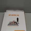 Pet Heating Pad for Cats Dogs Electric Heated Bed Waterproof Warming Mat Indoor Outdoor Chew Resistant Cord Adjustable 5 Timer and 6 Level Temperature for Pets Puppy Animals-17.7x17.7in (Small)