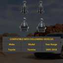 Front Upper Lower Ball Joint Kit K80811 K80827 for Toyota Tacoma 2005 2006 2007 2008 2009 2010 2011 2012 2013 2014 2015 2016 2017 2018, Upper Ball Joints + Lower Ball Joint, Suspension ball Joint