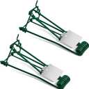 Qualirey 2 Pcs Outdoor Gopher Trap Easy Set Mole Trap Weather Resistant Gopher Killer Vole Killer for Lawn Garden Farm (Green)