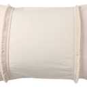 Flber US Fringed Sham Set Boho Cotton Pillow Covers,18.9in x29.1in,Set of 2