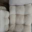 Wicker Chair Cushions, Waterproof Outdoor Loveseat Cushions for Patio Furniture, 3 Pieces Wicker Furniture Cushions, 1 Loveseat and 2 U-Shaped Cushions, Cream