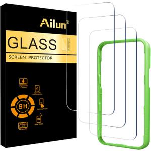 Ailun 3 Pack Screen Protector for iPhone 17 / iPhone 16 Pro [6.3 inch] with Installation Frame, Dynamic Island Compatible, Case Friendly[Not for iPhone16/16Plus/16Pro Max/17Pro/17Pro Max/Air]
