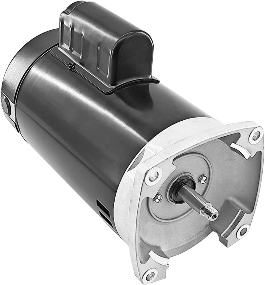 1.5 HP Pool Pump Motor B2854 Compatible with Century/Smith Pool Pump Motors, 115/230V, 3450 RPM, 8.0/16.0Amps, 56Y Frame, Square Flange Replacement Motor for Swimming Pool Pumps