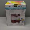 Nostalgia Snow Cone Shaved Ice Machine - Retro Table-Top Slushie Machine Makes 20 Icy Treats - Includes 2 Reusable Plastic Cups & Ice Scoop - Retro Red